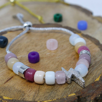 Forte Bead - Rose Quartz - Sold Individually